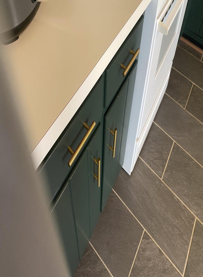 أتلانتيك مقبض سحب خزانة أتلانتيك - تشطيب عتيق، طول إجمالي 7 بوصات، مسافة بين الفتحتين 128 مم، عبوة من 4 قطع - أدوات متينة وأنيقة لخزائن المطبخ والحمام - Image 5